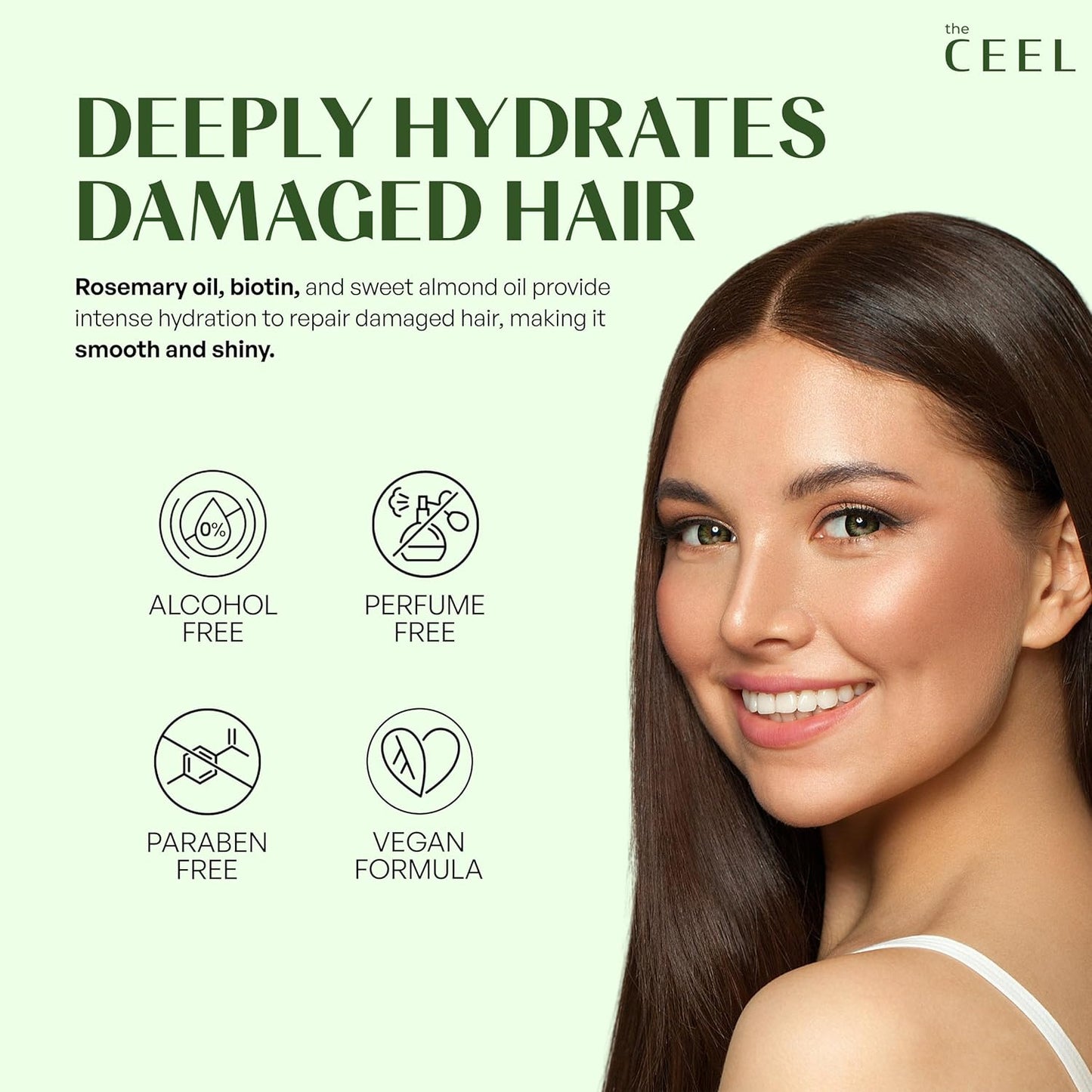 The Ceel Rosmarinöl Haare, 50 Ml, Haaröl Wachstum Mit Biotin.
