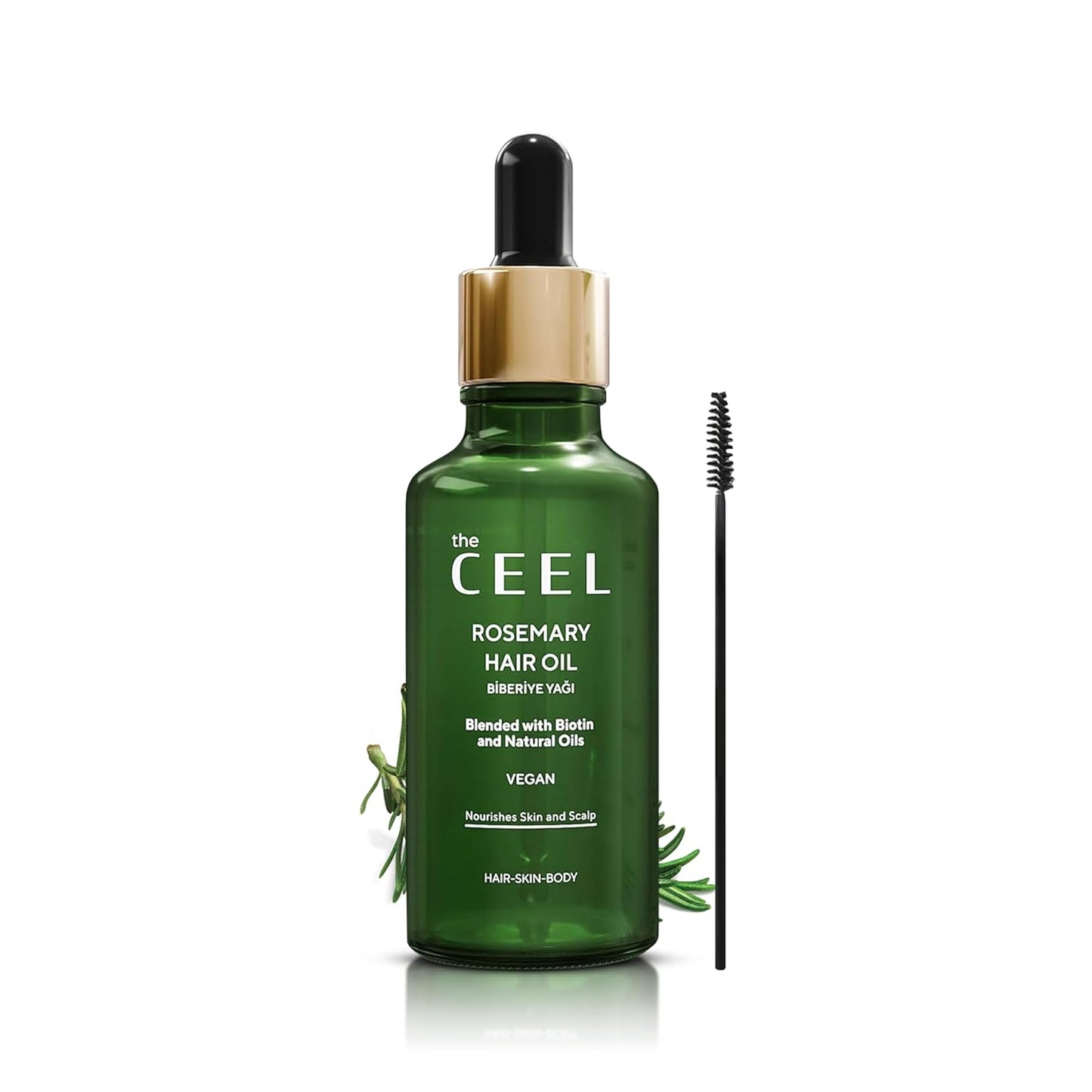The Ceel Rosmarinöl Haare, 50 Ml, Haaröl Wachstum Mit Biotin.